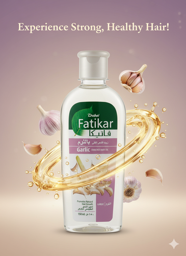 روغن مو فَاتیکا با عصاره سیر | تقویت رشد مو و جلوگیری از ریزش | مناسب انواع مو