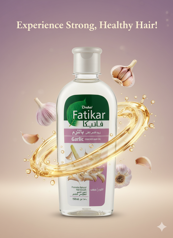 روغن مو فَاتیکا با عصاره سیر | تقویت رشد مو و جلوگیری از ریزش | مناسب انواع مو