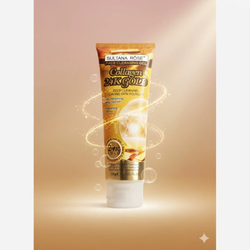 ژل شستشوی صورت SULTANA ROSE حجم 200ml، روشنکننده و ضد لک مناسب انواع پوست