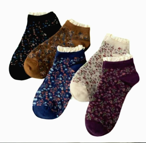 جوراب مچی زنانه با لبه کنگرهای، نرم و سبک مناسب استفاده روزمره