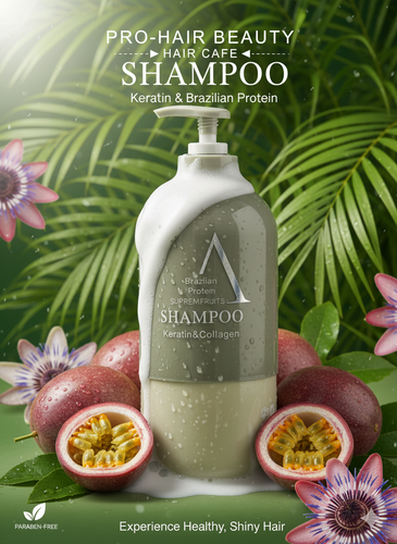 بطری ماسک مو پرو هیر بیوتی Pro-Hair Beauty برای ترمیم و درخشندگی مو، حاوی کراتین، کلاژن و ویتامین B5