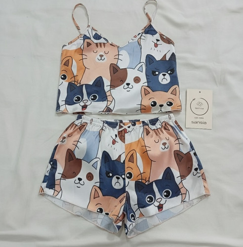 ست تاپ وشورتک فانتزیSANSIA