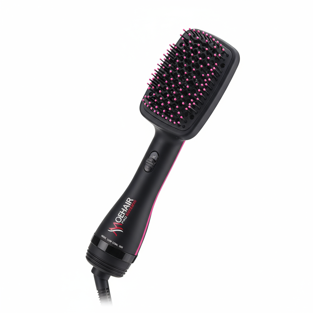برس حرارتی موهیر پرو مناسب موهای فر و ضخیم – ضد وز و حرفه‌ای - برس مو حرارتی MOEHAIR PRO با کیفیت بالا و طراحی ارگونومیک