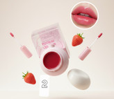 ژل لب جیبی ROMANTIC RAIN | براقکننده لب صورتی با درخشندگی ژلی