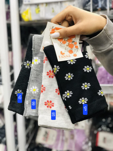 جوراب زنانه ساقدار طرحدار