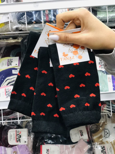 جوراب زنانه ساقدار طرحدار