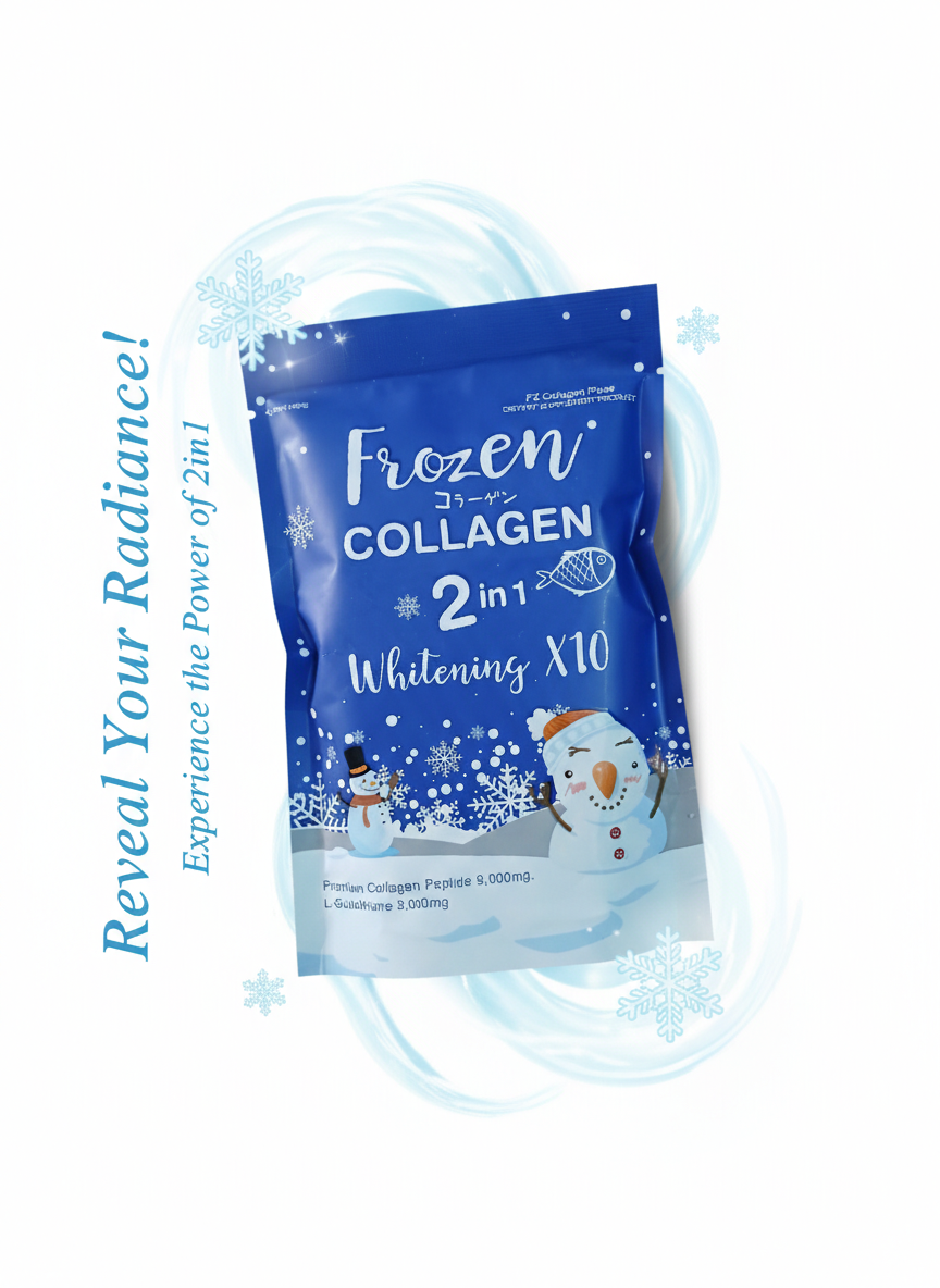 خرید مکمل فروزن کلاژن ۲ در ۱ (Frozen Collagen) اصل | روشنکننده ۱۰ برابر