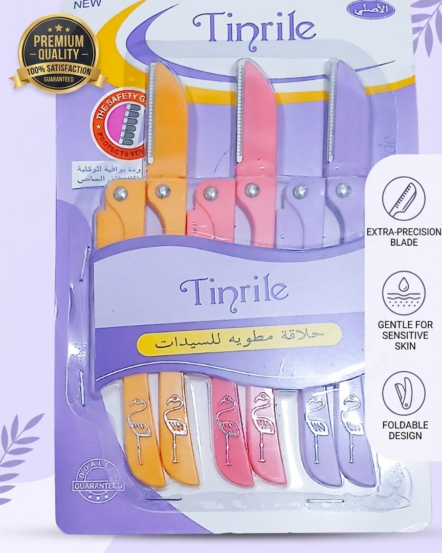 ​تیغ ابرو و صورت زنانه تینریل (Tinrile) - اصل و تاشو