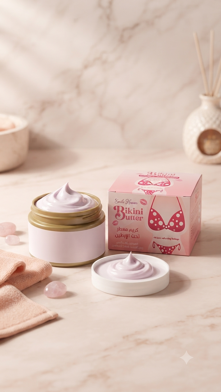 ​کرم روشن کننده و ضد تعریق زیر بغل اسمایل هِوِن (Smile Heaven) مدل Bikini Butter با رایحه پودر بچه