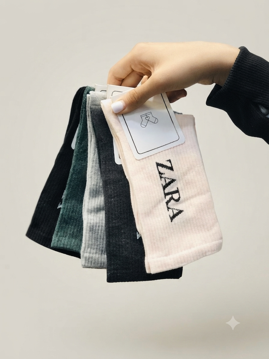 جوراب ساقدار اسپرت "ZARA