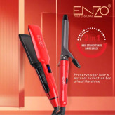 حالتدهنده و فرکننده مو ENZO Professional دوکاره سرامیکی