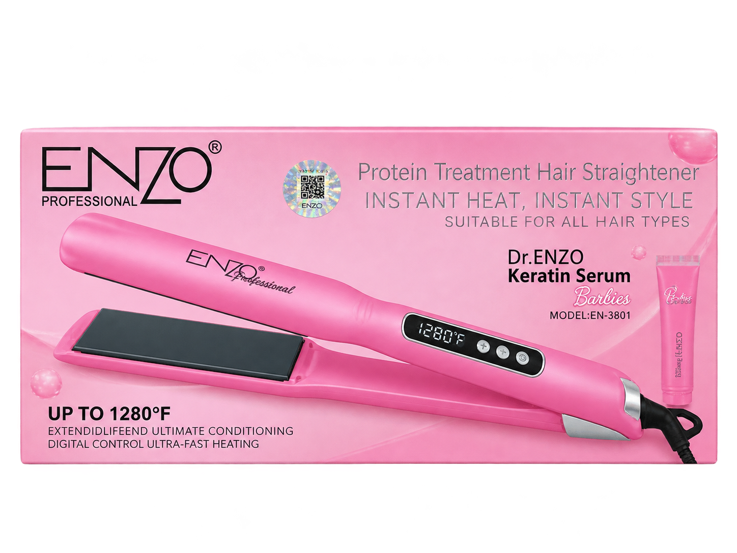 اتو مو پروتئینه درمانی ENZO Professional مدل EN-3501 با کنترل دیجیتال