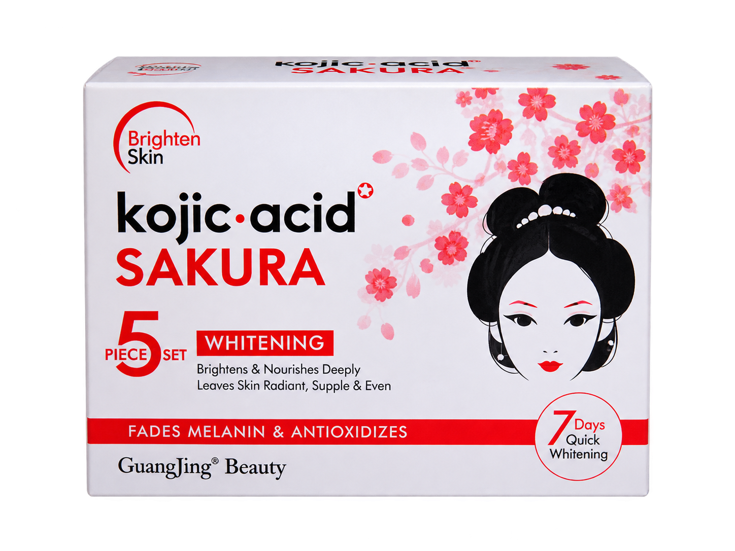 ست مراقبت از پوست کوجیک اسید و ساکورا Kojic Acid Sakura