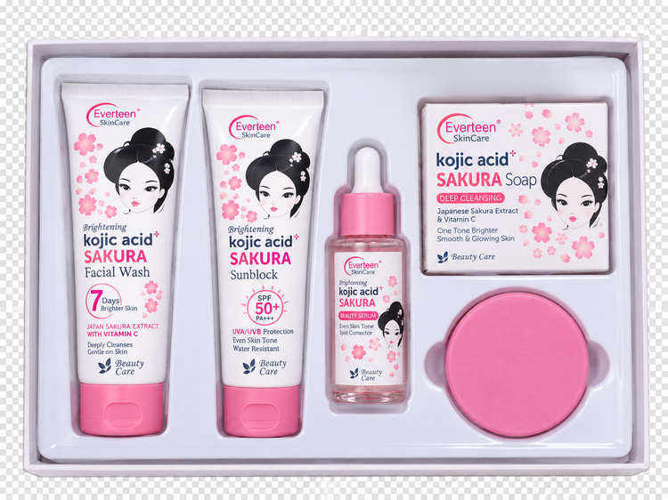 ست مراقبت از پوست کوجیک اسید و ساکورا Kojic Acid Sakura